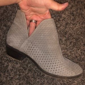 Lucky brand light tan booties
